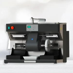 Zweispindelige Edelstahl-Poliermaschine Feinwerk two plus mit Absaugung und flexiblem Einsatzbereich